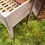 Wooden companion drainer with patina