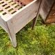 Wooden companion drainer with patina