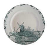 Plat rond terre de fer Salins