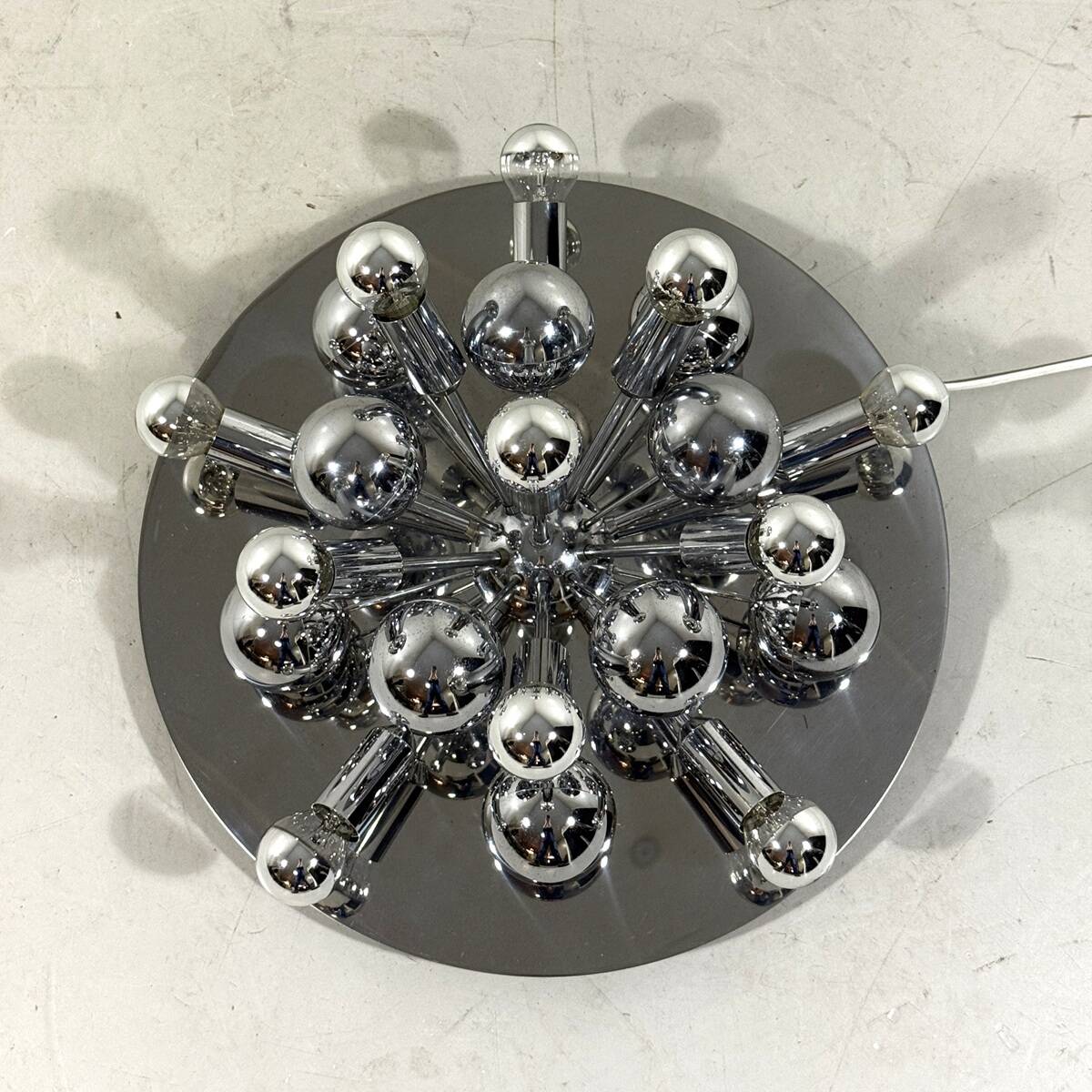 Cosack chrome Sputnik wall lamp / ceiling lamp 1960’s