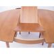 Table ronde à repas et ses 4 chaises vintage scandinave