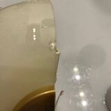 Murano Glass Brass Sconces Set of 4 1970’s