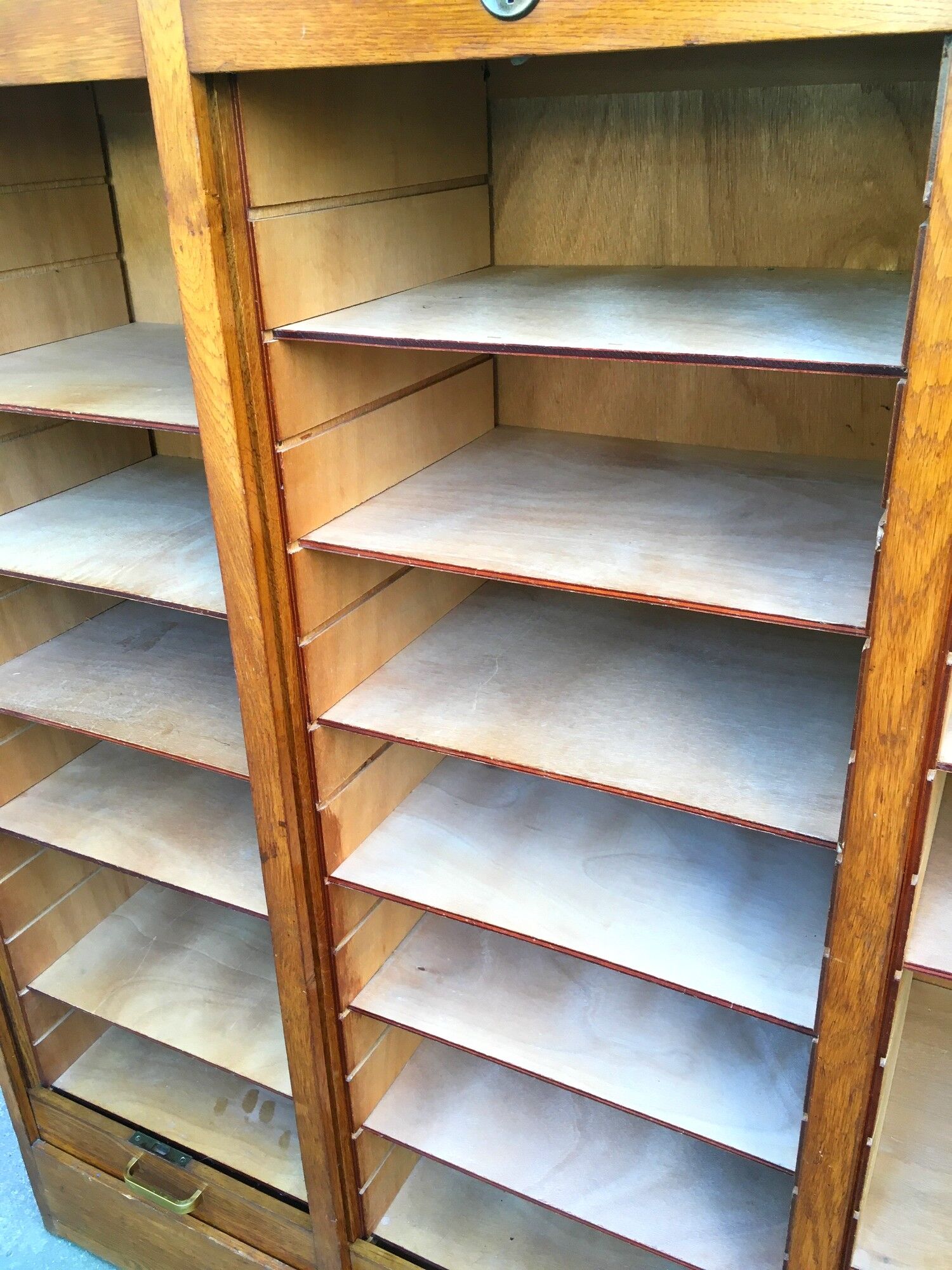 Vintage triple curtain binder 1960