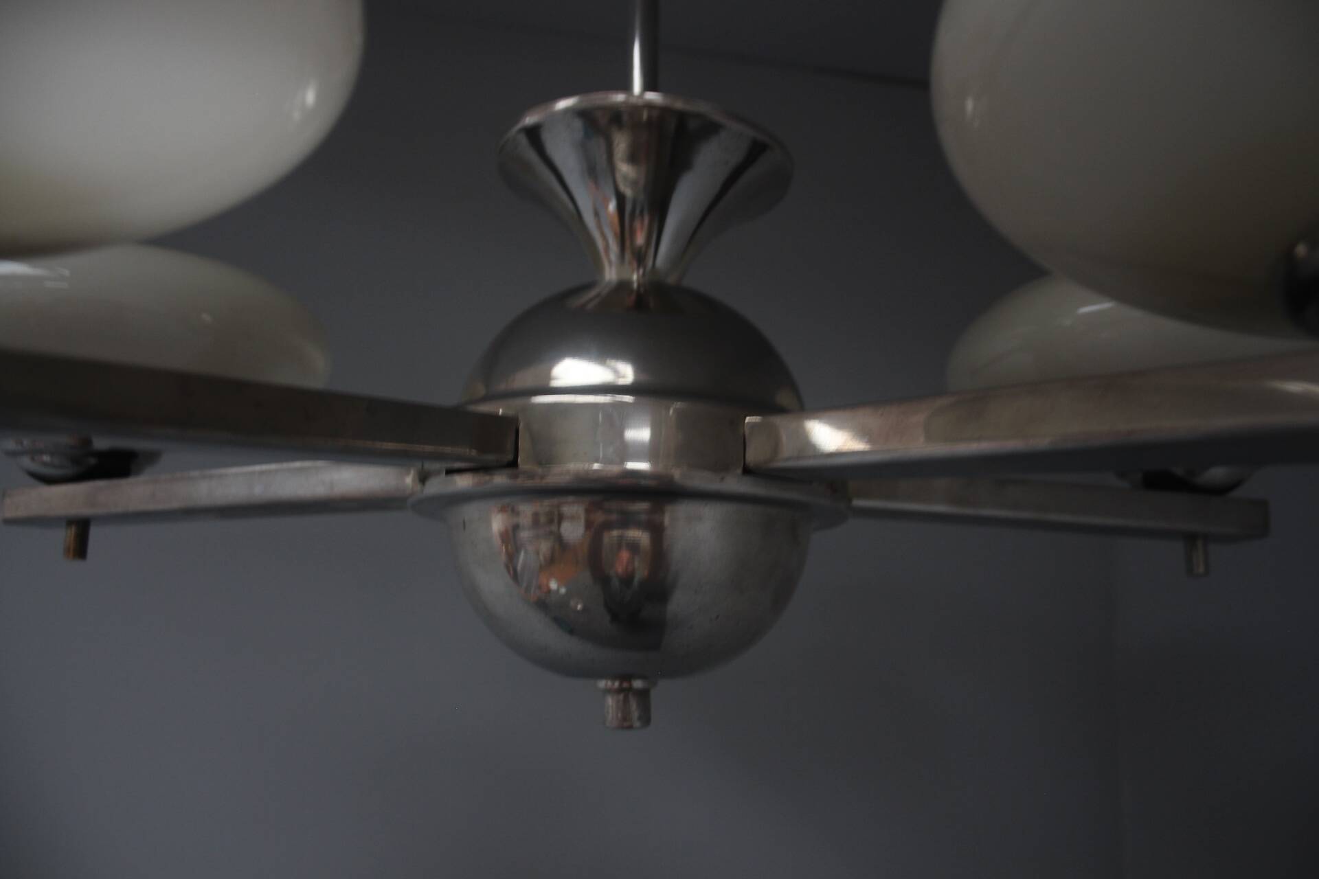 Art Deco Candlestick 1930s, Czechoslovakia