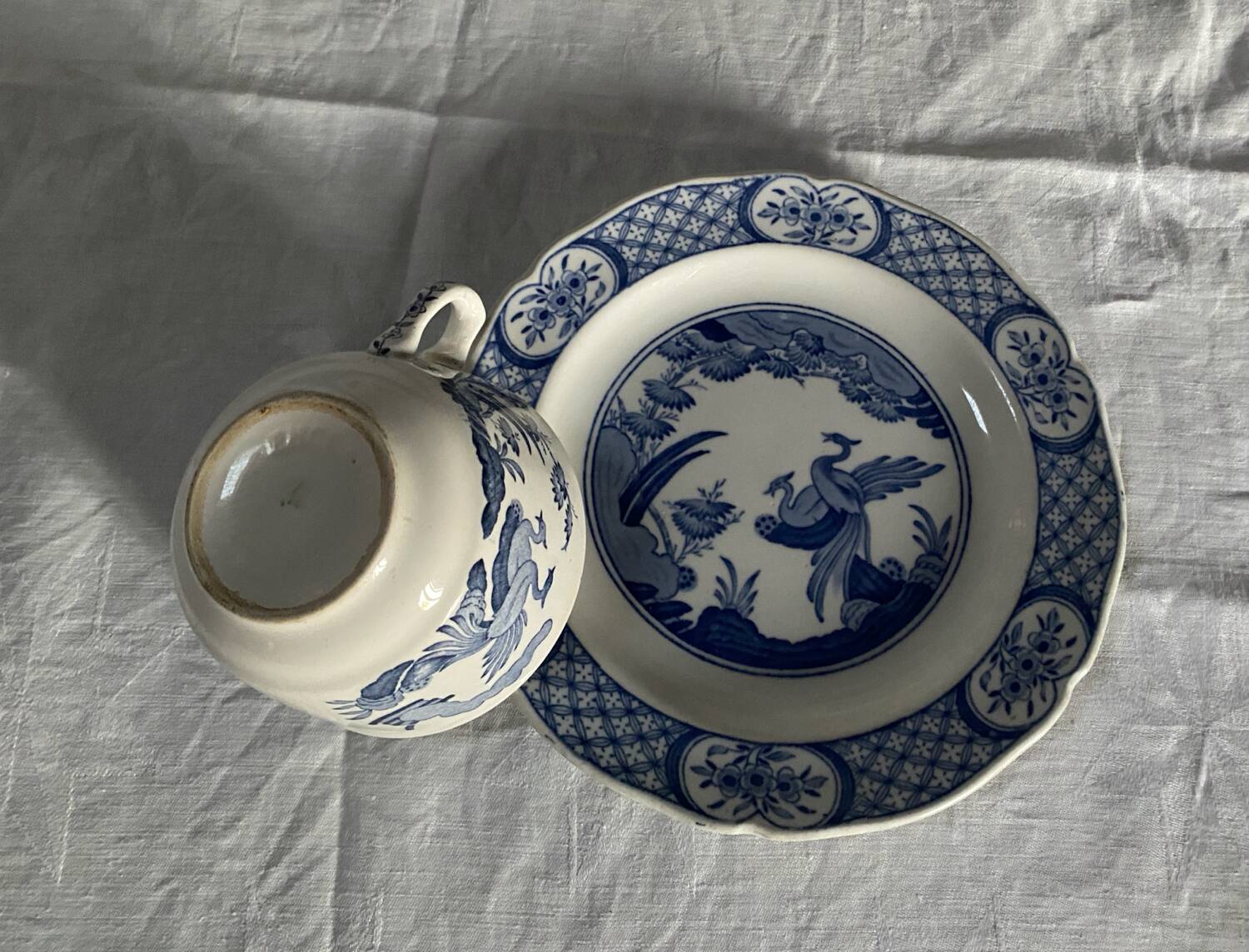 Vintage Old Chelsea Cup and Matching Plate