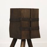 Old Wabi Sabi Primitive oak chopping block