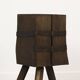 Old Wabi Sabi Primitive oak chopping block