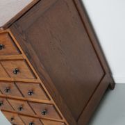 Dutch Oak Apothecary / Barber Cabinet, Early 20th Century