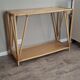 Vintage rattan lacquered console