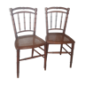 Pair of canne chairs