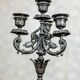 19th-Century Four-Armed Candleholders, 1890s, Set of 2