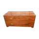 19th century Louis Philippe navy chest in camphrier laughed
