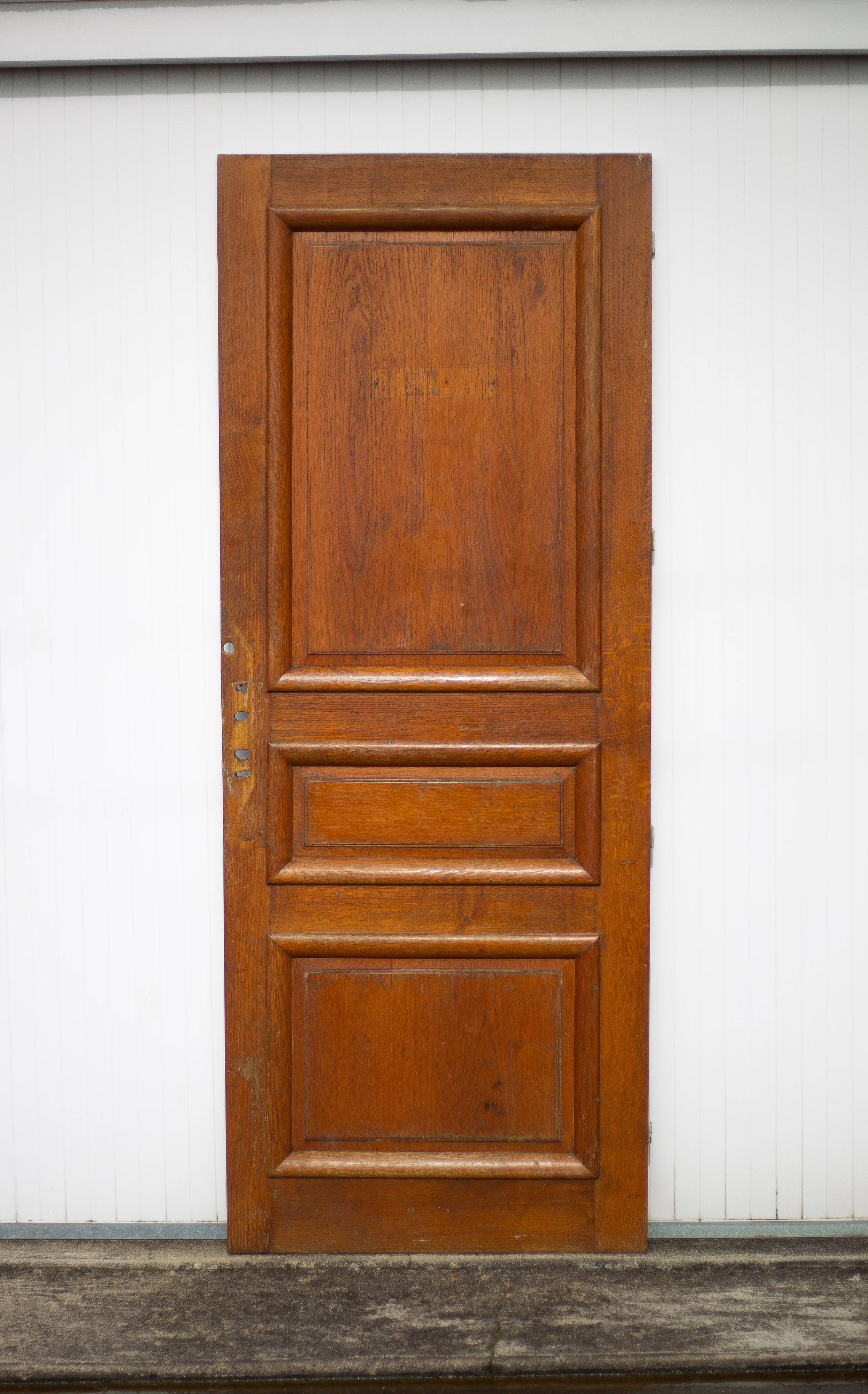Porte ancienne, porte bois ancienne, porte vintage, porte d'intérieur, porte artisanale, 50's