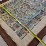 Historical Panorama of the University of Cambridge, Printed in Great Britain, 76 x 61 cm