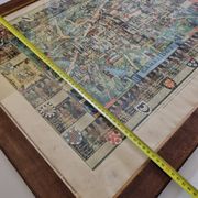 Historical Panorama of the University of Cambridge, Printed in Great Britain, 76 x 61 cm
