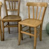 Set of 4 mismatched bistro chairs (Luterna...)