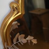 Large old gilded mirror 100x40cm