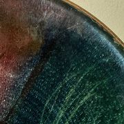 Scandinavian catchall bowl email on copper Bjørnstad Norway 1970