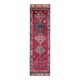 1970s Vintage Turkish Hand-Knotted Wool Cotton Purple Runner Rug 87x310