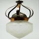20th century glass pendant lamp, Austro-Hungary, 1890s