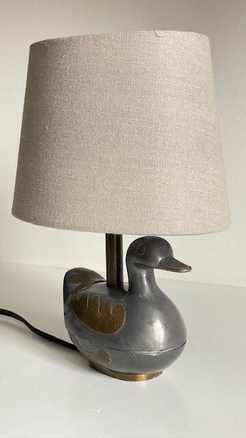Vintage duck lamp