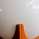 Glass & wood table lamp, Czechoslovakia, 1960s