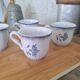 Tasse à café bleu Niderviller 1970 - 1980