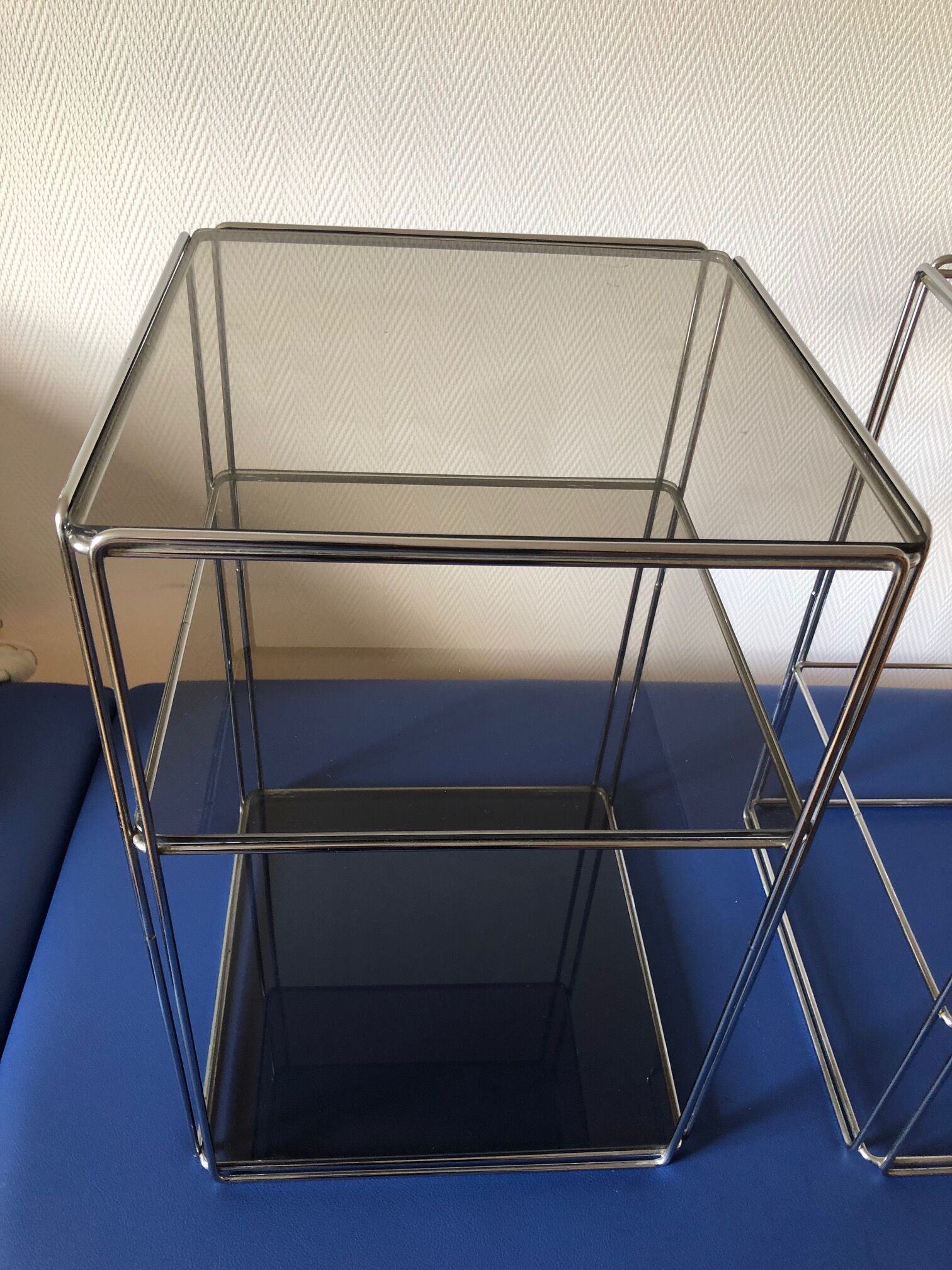 Pair of sofa corners by max sauze 60s