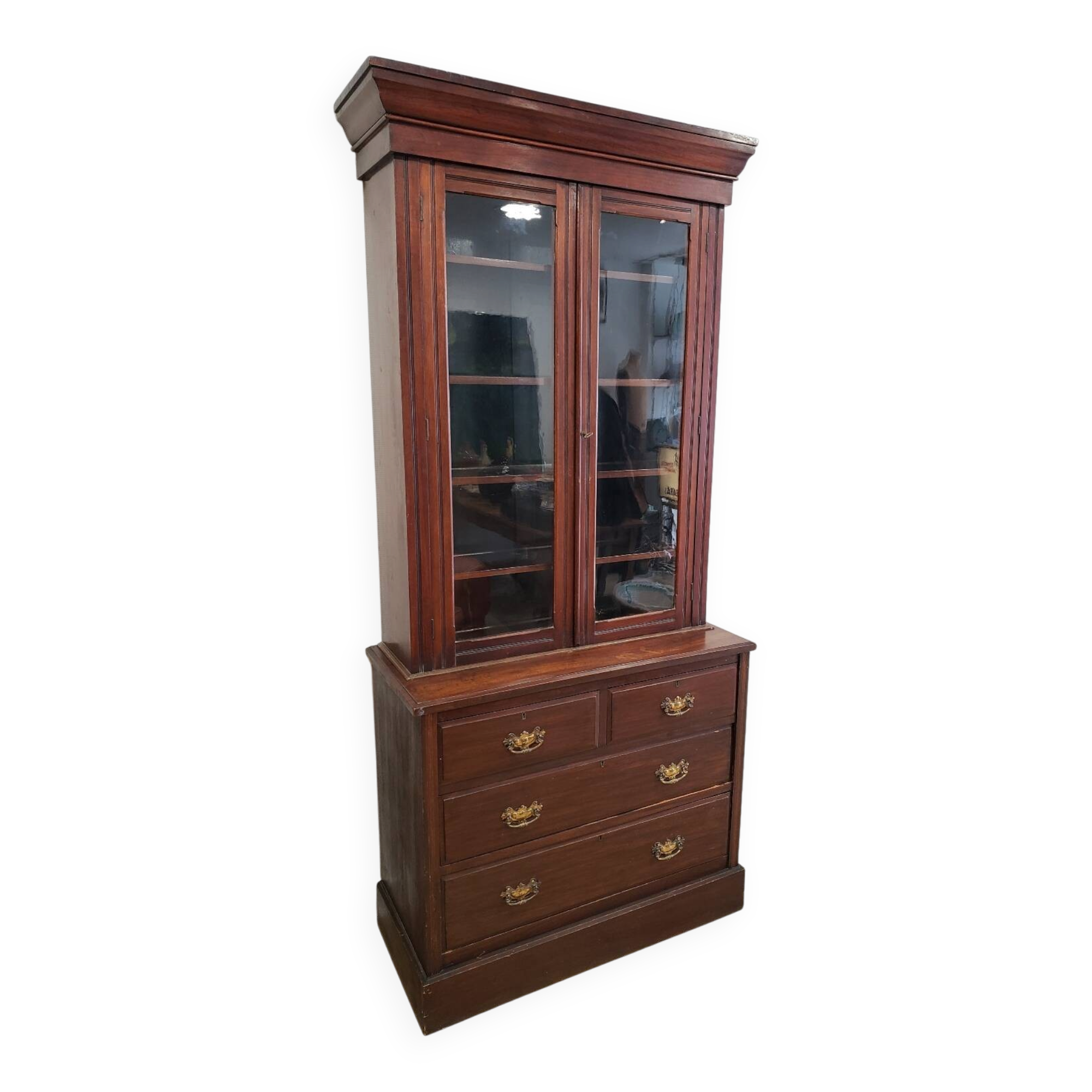 George III English commode library