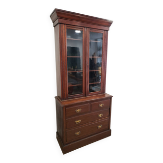 George III English commode library