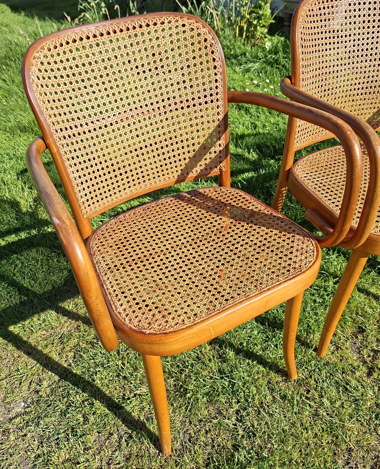 Lot de 4 fauteuils Prague 811 de Thonet