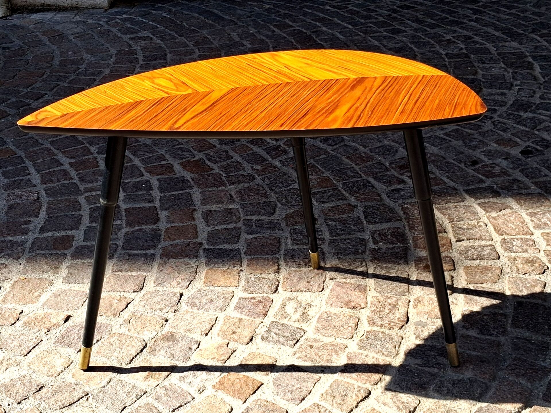 Vintage coffee table with 1970s Scandinavian design.