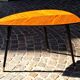 Vintage coffee table with 1970s Scandinavian design.