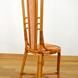 6 bamboo chairs & fabrics 1970-1980
