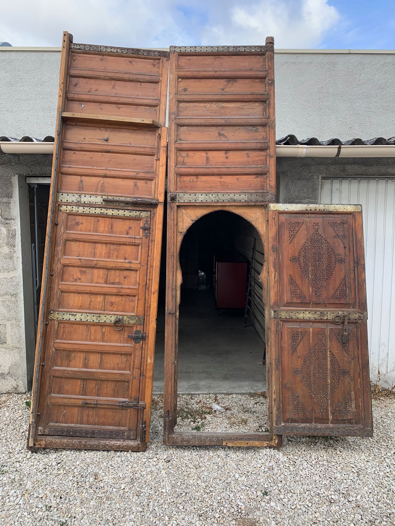 Moroccan riad gate