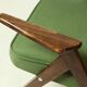Paire de fauteuils vintage royale vert velvet Chierowski design