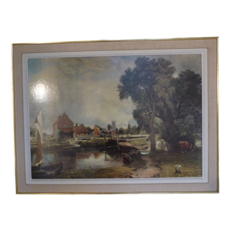 Reproduction painting by John Constable