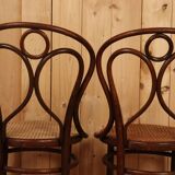 Paire de chaises bistrot n°19 Fischel