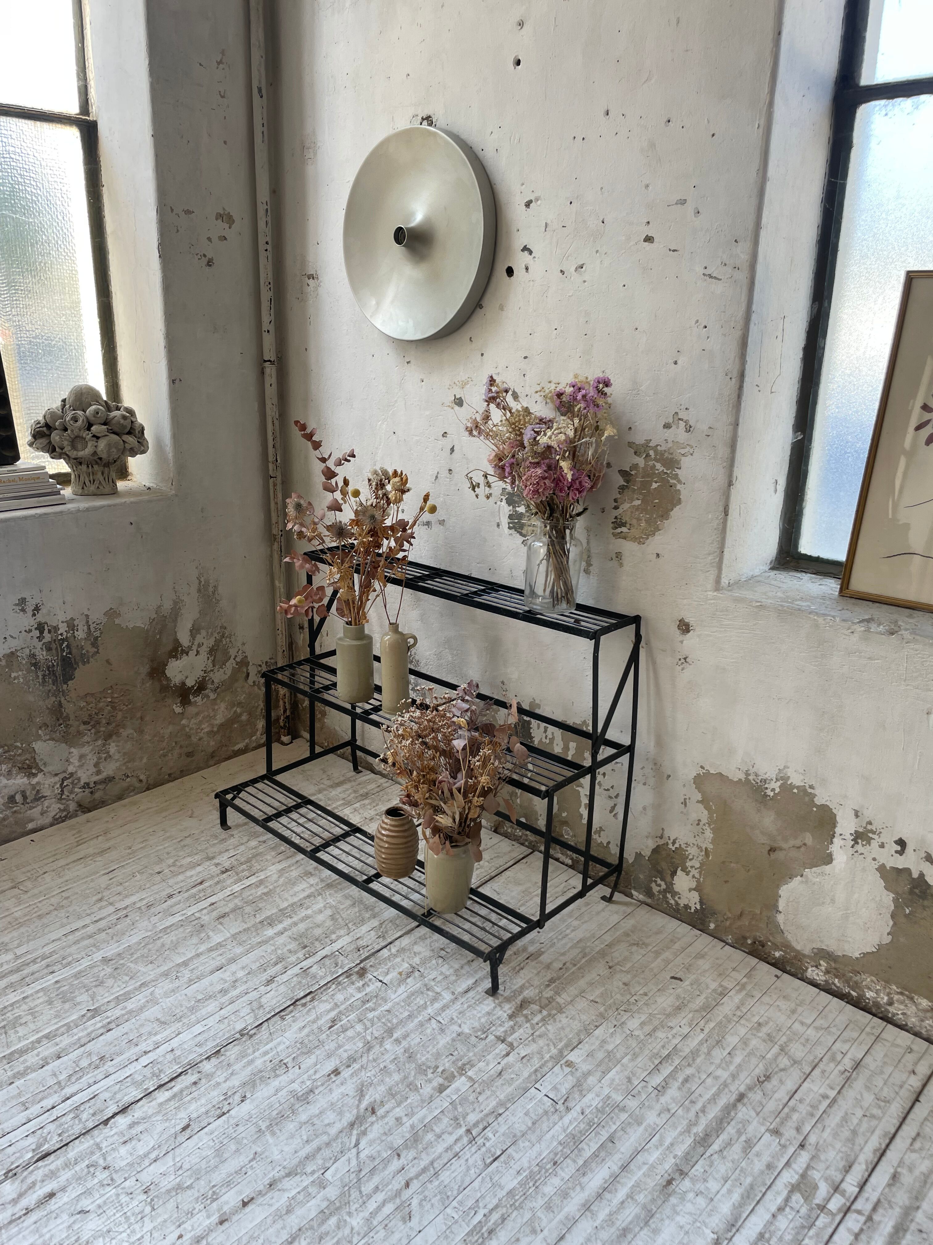 Plant holder florist metal staircase