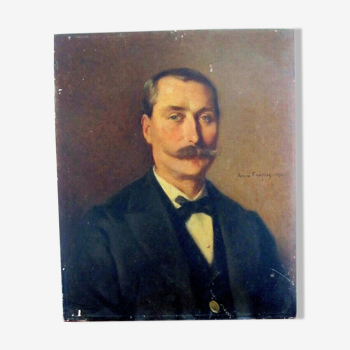 Portrait d'homme moustachu - 1890