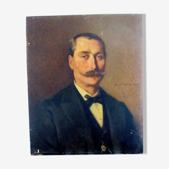 Portrait of a mustachioed man - 1890