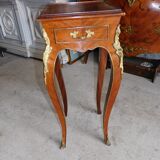 Harness in veneer and bronze