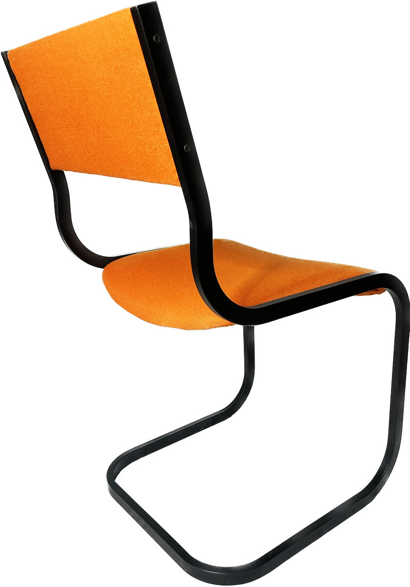2 retro chairs with sled legs - vintage