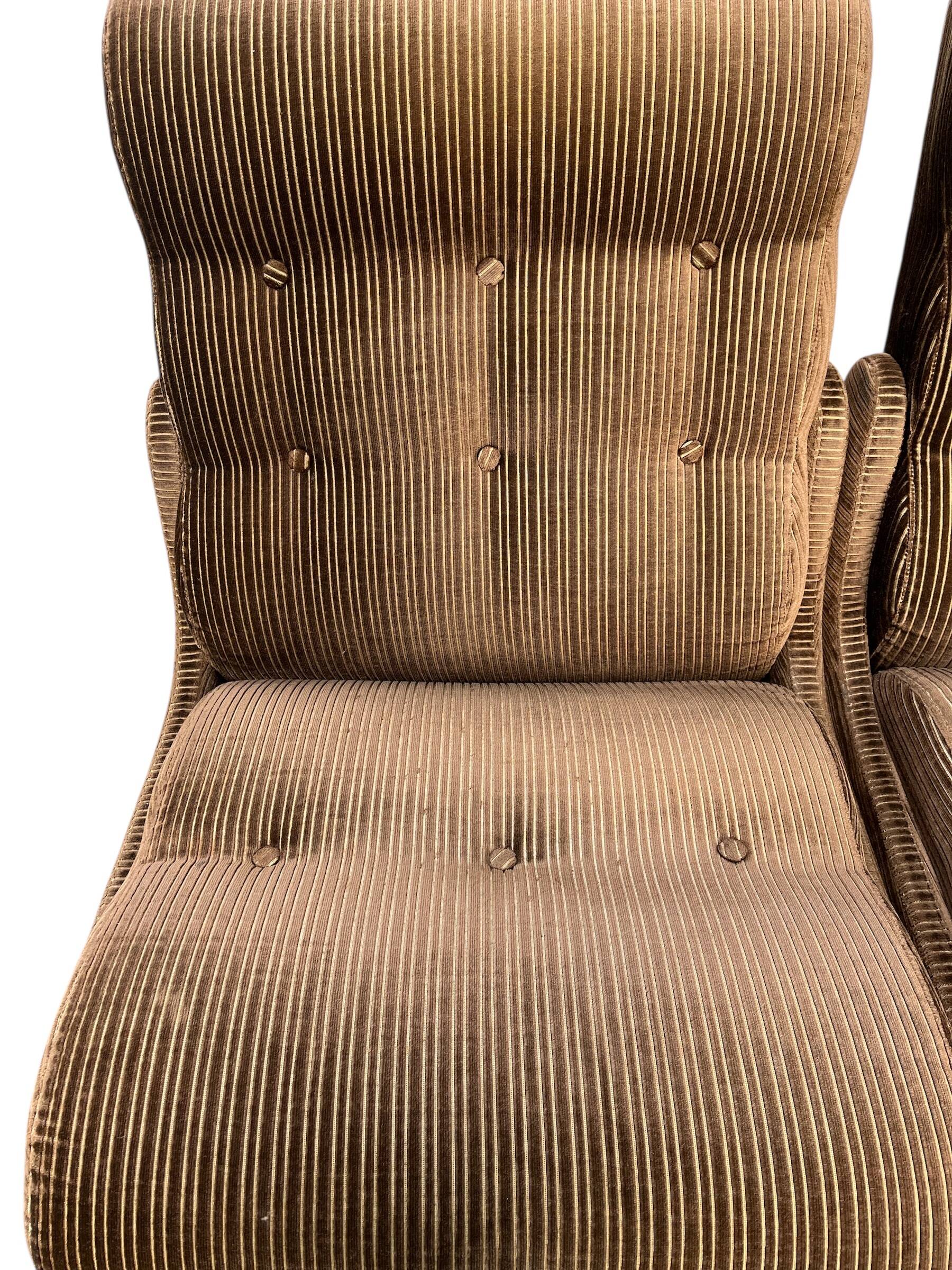 Vintage Two-Seater/Retro Modular Armchairs Armchairs