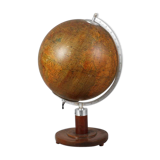 Vintage earth globe with light, Germany 1949