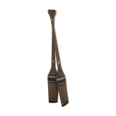 2 vintage decorativve wooden oars