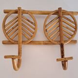 Bamboo coat rack