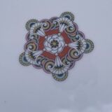 Plat ovale en porcelaine Limoges collab Bernardaud