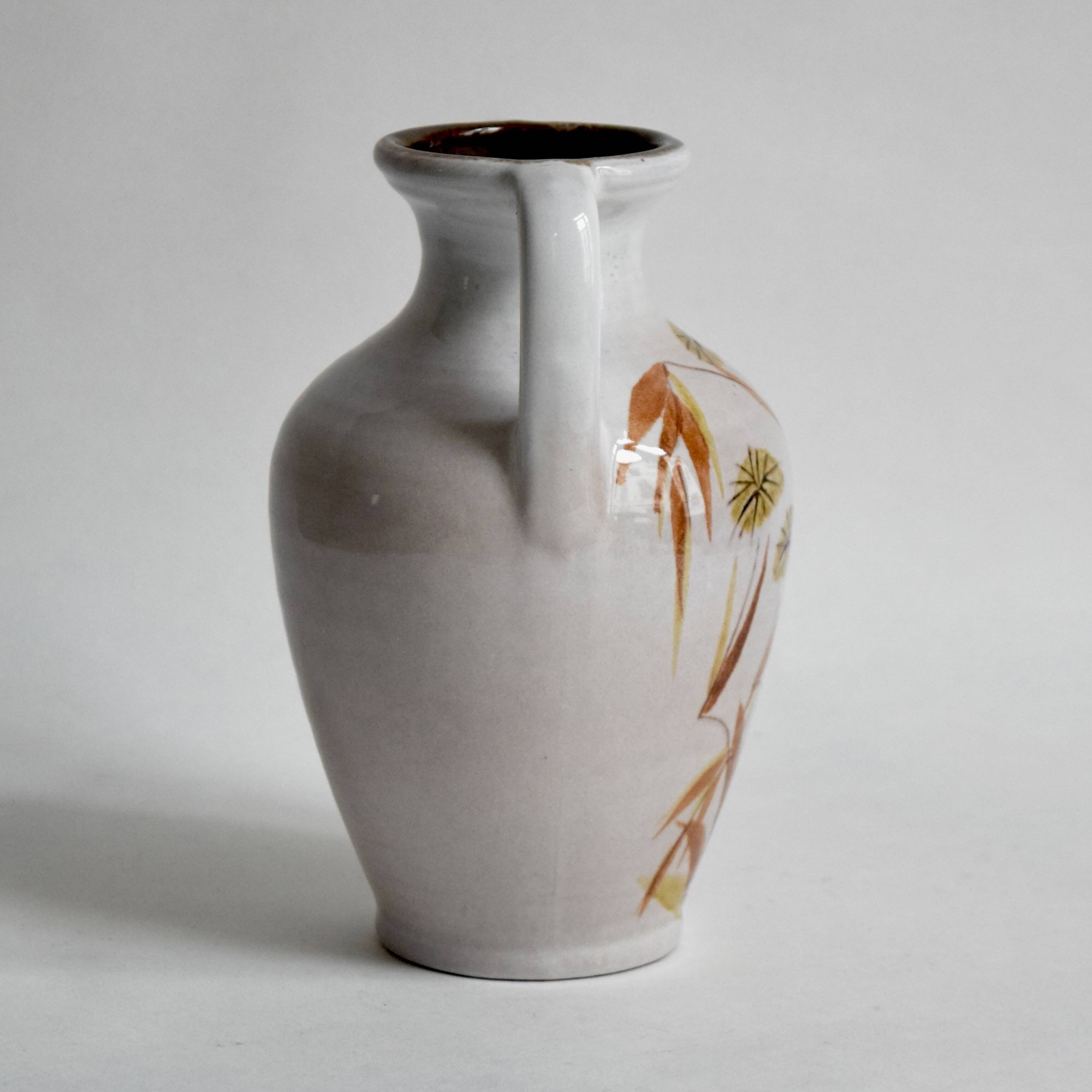 Vintage vase - glazed ceramic amphora - no. 3090 - West Germany