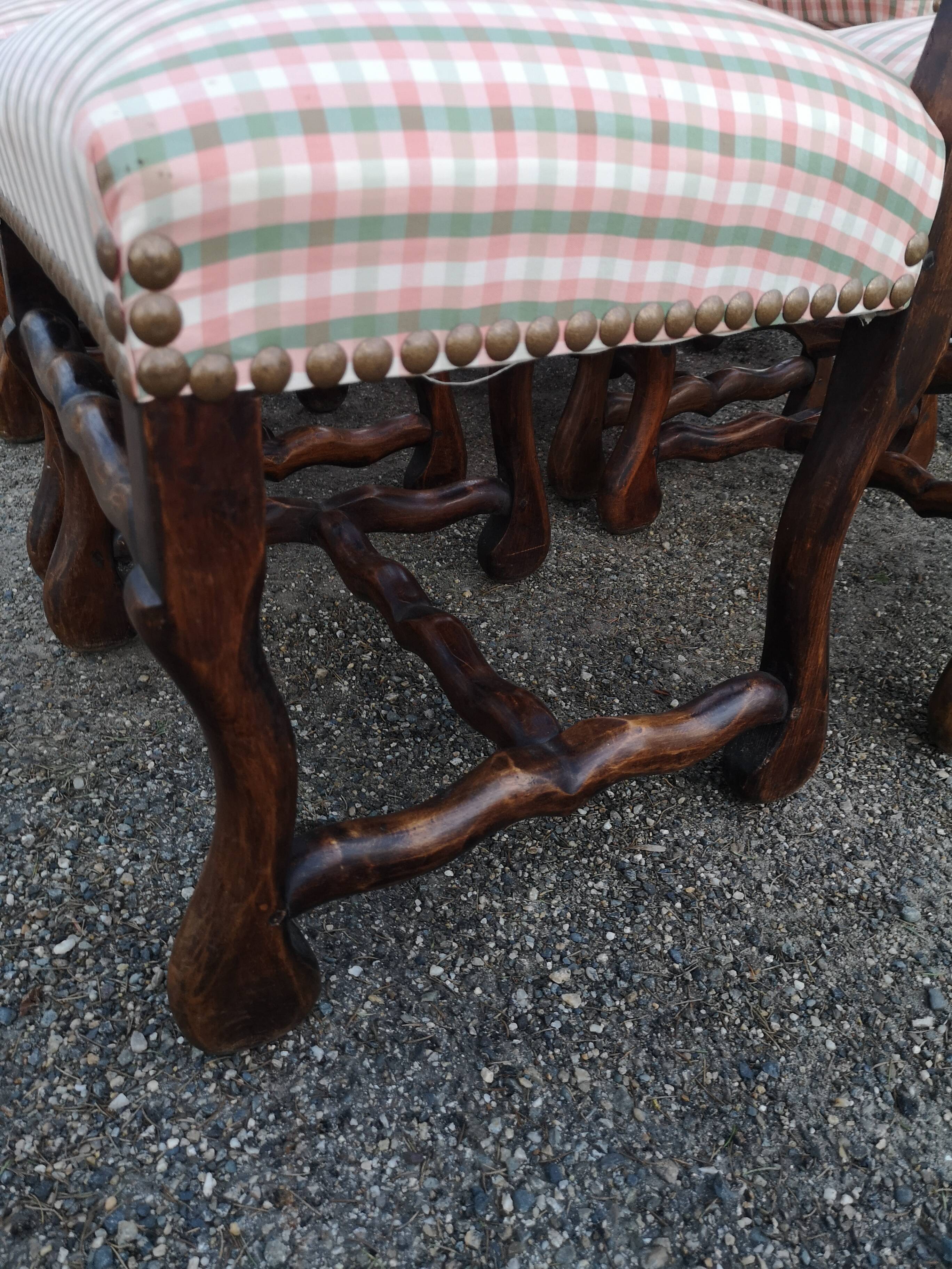 12 Louis XIII chairs